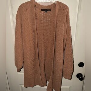 HYFVE Warm Tan Knit Cardigan
